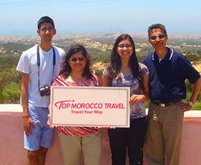 Touristes Brésiliens au Maroc