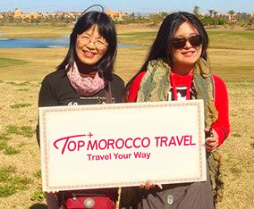 Touristes chinois au Maroc