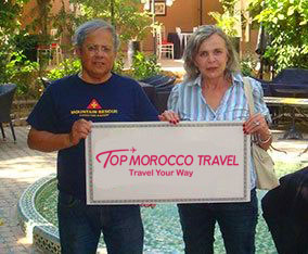 Touristes Britanniques au Maroc